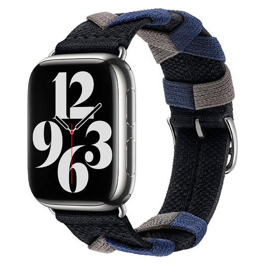 Watch 42mm Zore KRD-97 Sarmal Örgü Tasarımlı Kordon