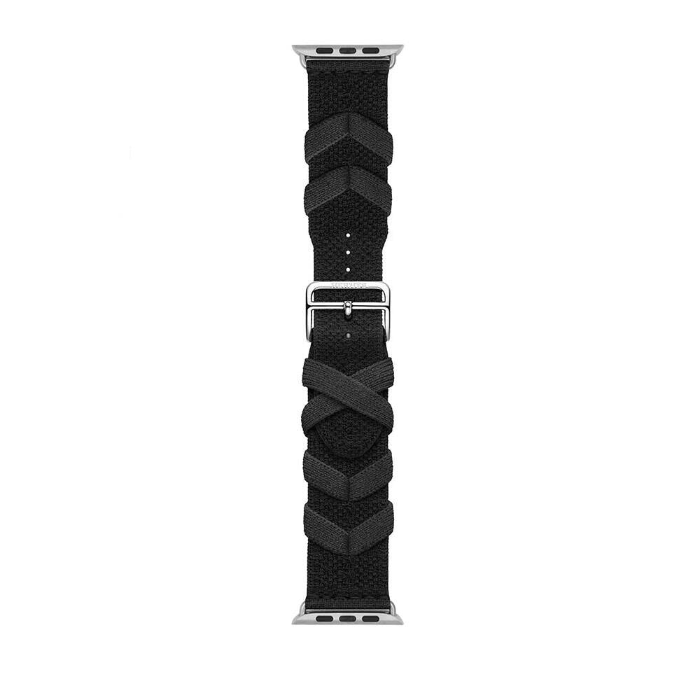 Watch 42mm Zore KRD-97 Sarmal Örgü Tasarımlı Kordon