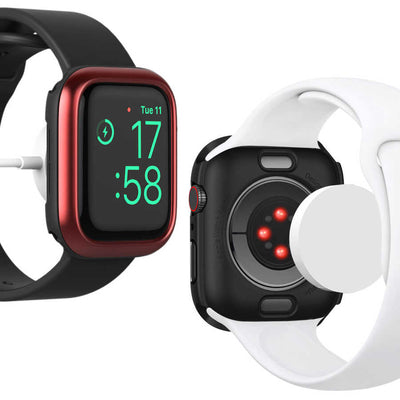 Apple Watch 44mm Araree Amy Akıllı Saat Koruyucu Kırmızı