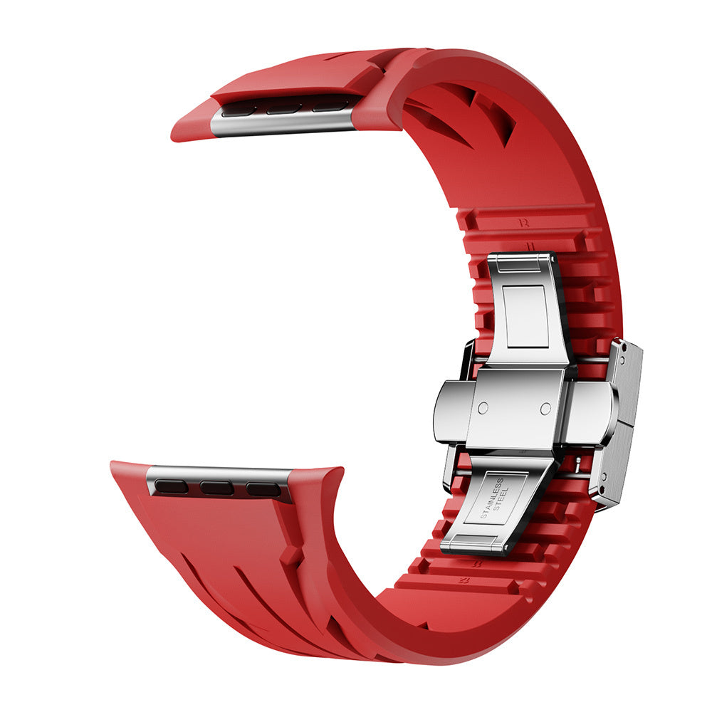 Watch 44mm KRD-127 Metal Tokalı Silikon Kordon