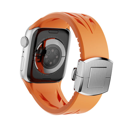 Watch 44mm KRD-127 Metal Tokalı Silikon Kordon
