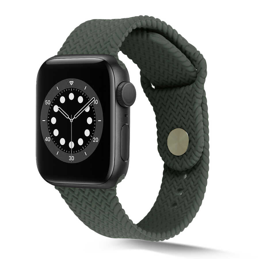 Apple Watch 44mm KRD-37 Silikon Kordon