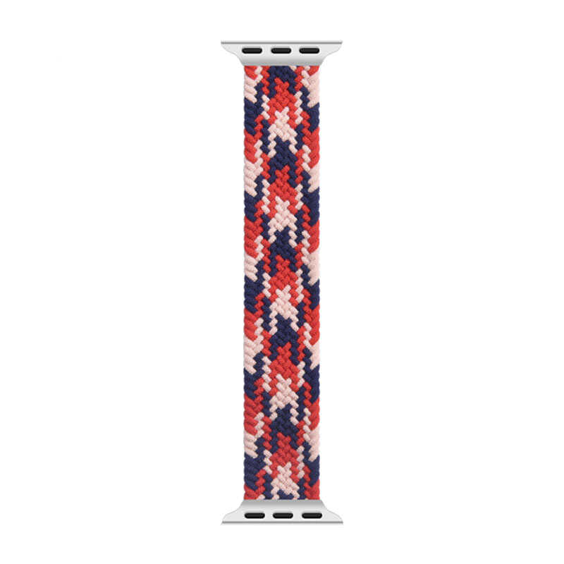 Apple Watch 44mm Wiwu Braided Solo Loop Contrast Color Medium Kordon NO5