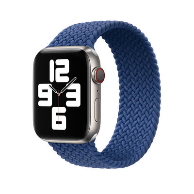 Apple Watch 44mm Wiwu Braided Solo Loop Large Kordon Mavi