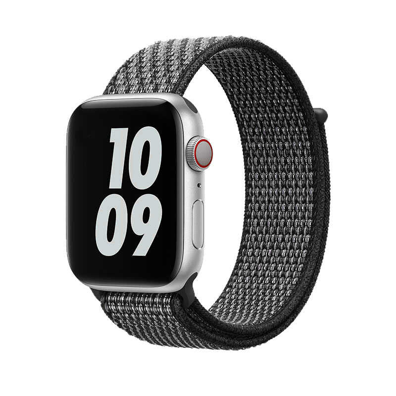 Apple Watch 44mm Wiwu Sport Loop Hasır Kordon Pembe