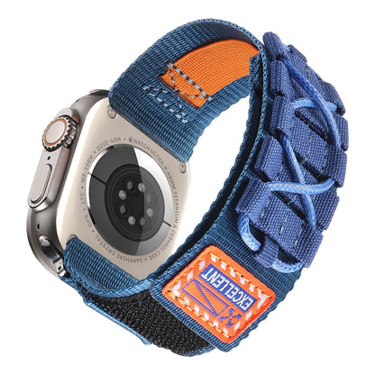 Watch 44mm Zore KRD-112 Orbital Örgülü Halat Tasarımlı Naylon Kumaş Hasır Kordon
