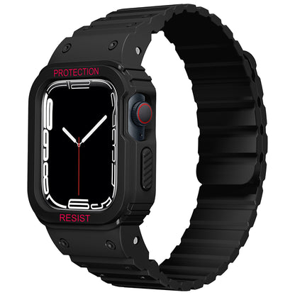 Watch 44mm Zore KRD-142 Airbag Tasarımlı Kasa Koruyuculu Silikon Kordon