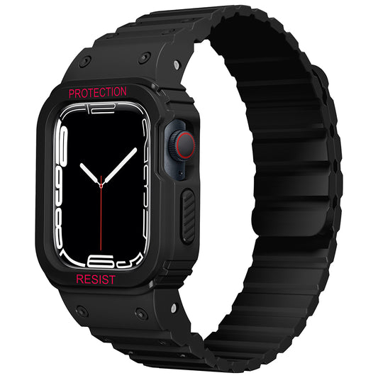 Watch 44mm Zore KRD-142 Airbag Tasarımlı Kasa Koruyuculu Silikon Kordon