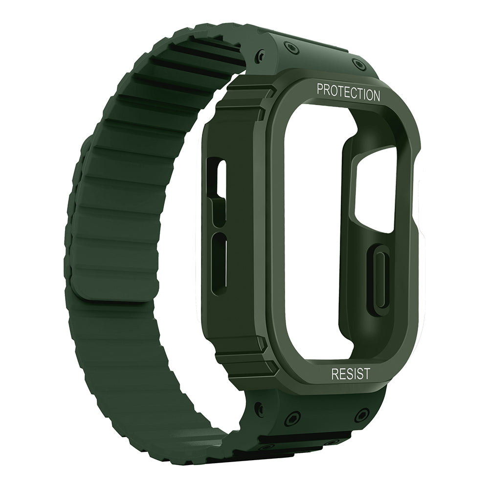 Watch 44mm Zore KRD-142 Airbag Tasarımlı Kasa Koruyuculu Silikon Kordon