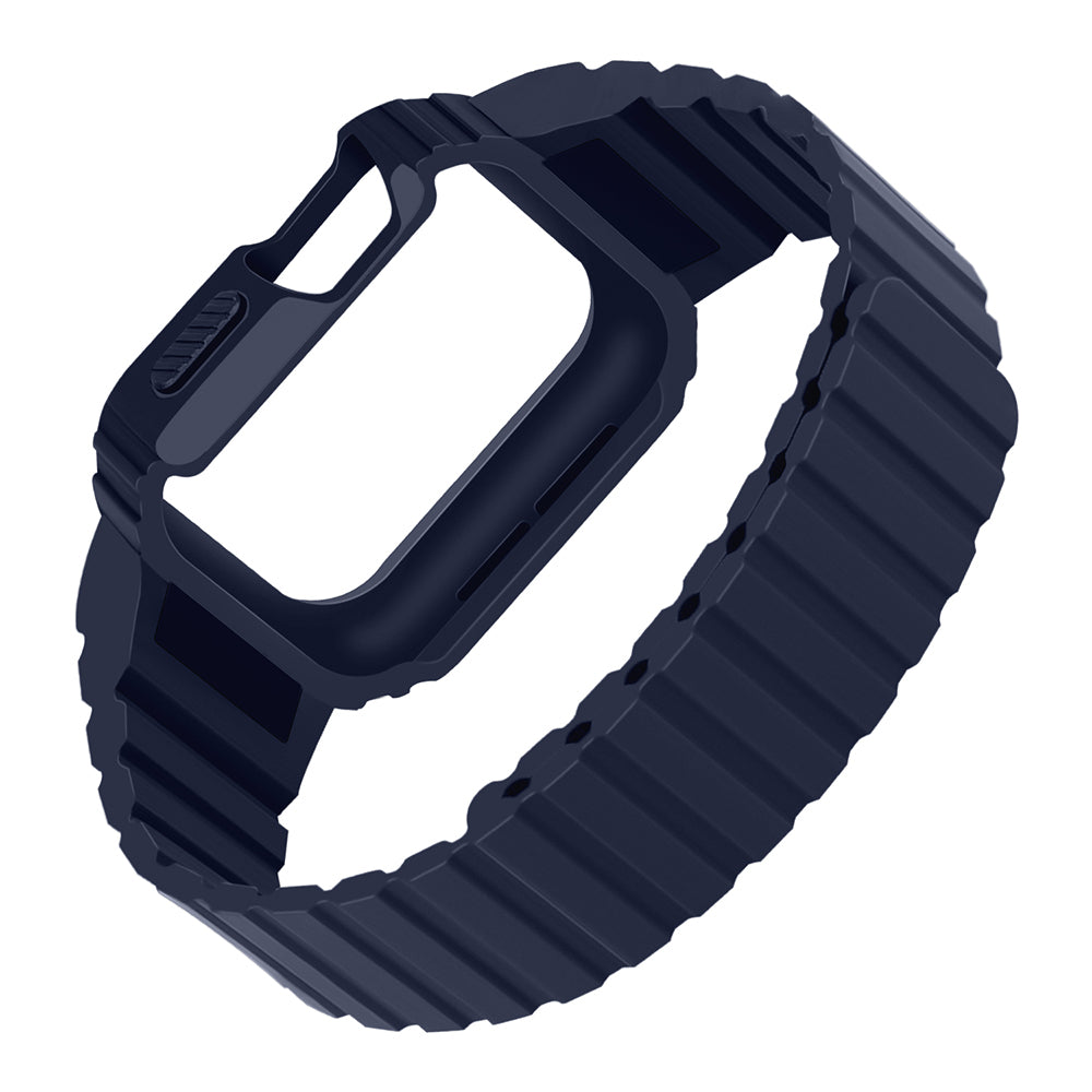 Watch 44mm Zore KRD-142 Airbag Tasarımlı Kasa Koruyuculu Silikon Kordon