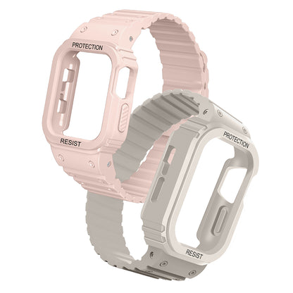 Watch 44mm Zore KRD-142 Airbag Tasarımlı Kasa Koruyuculu Silikon Kordon