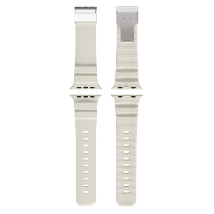 Watch 44mm Zore KRD-145 Metal Tokalı Silikon Kordon