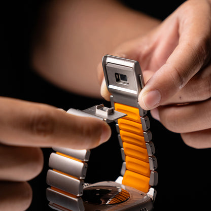 Watch 44mm Zore KRD-149 Metal Silikon Kordon