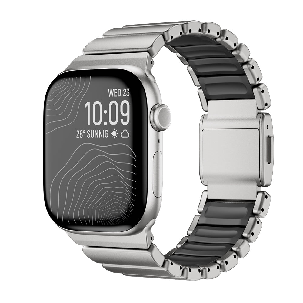 Watch 44mm Zore KRD-149 Titanyum Silikon Kordon