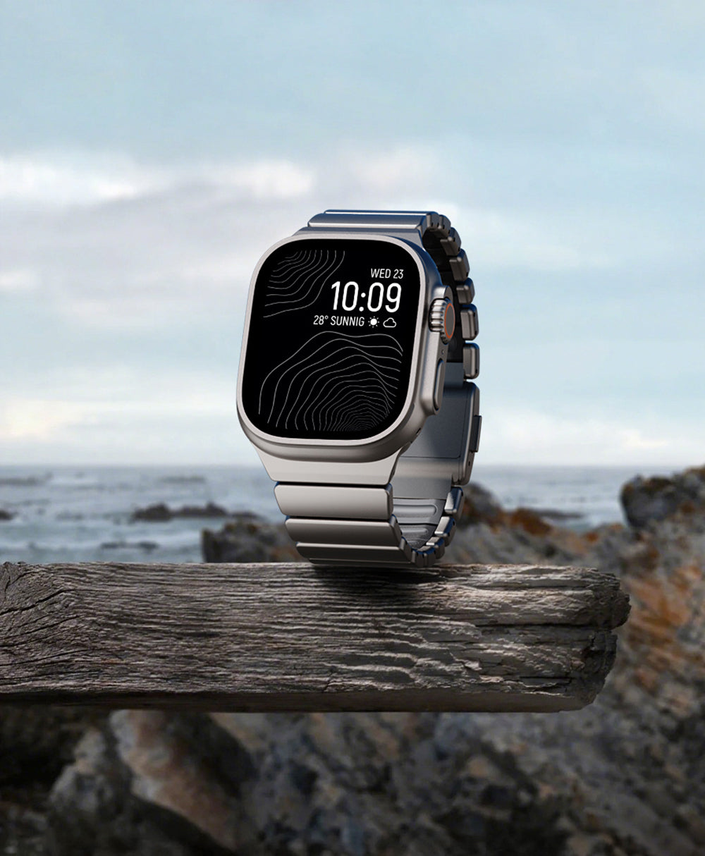 Watch 44mm Zore KRD-152 Titanyum Silikon Kordon