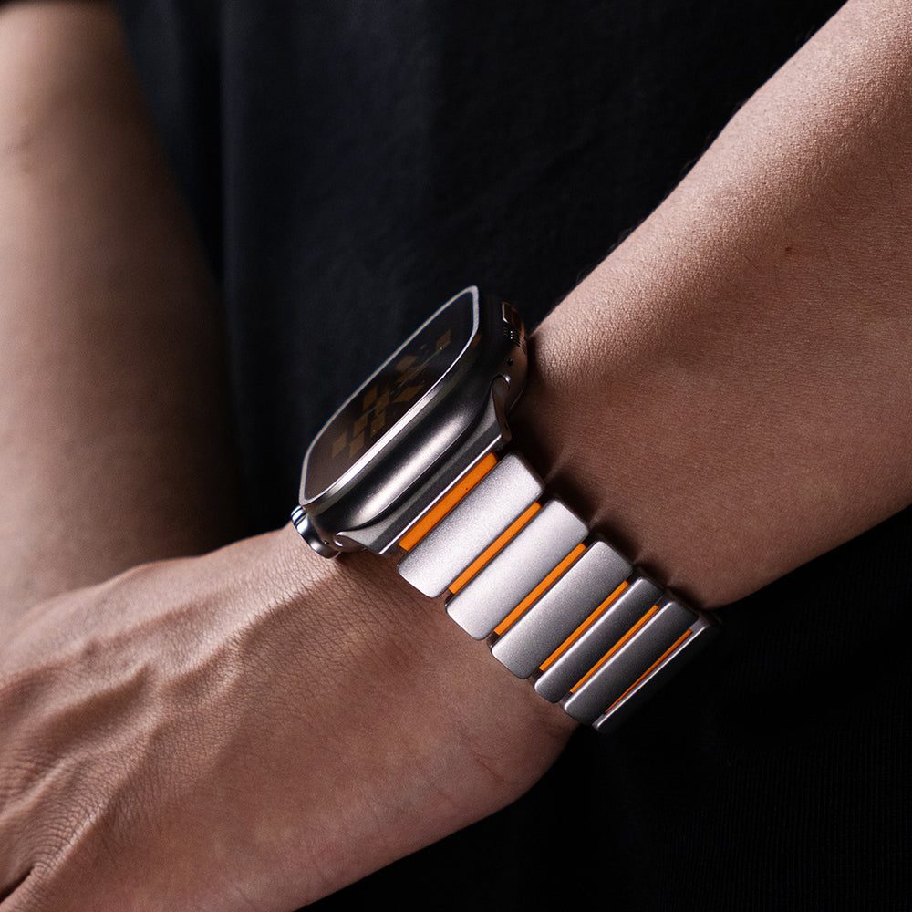 Watch 44mm Zore KRD-152 Titanyum Silikon Kordon