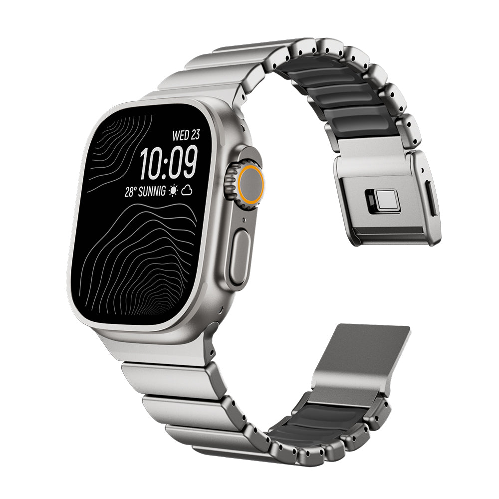 Watch 44mm Zore KRD-152 Titanyum Silikon Kordon
