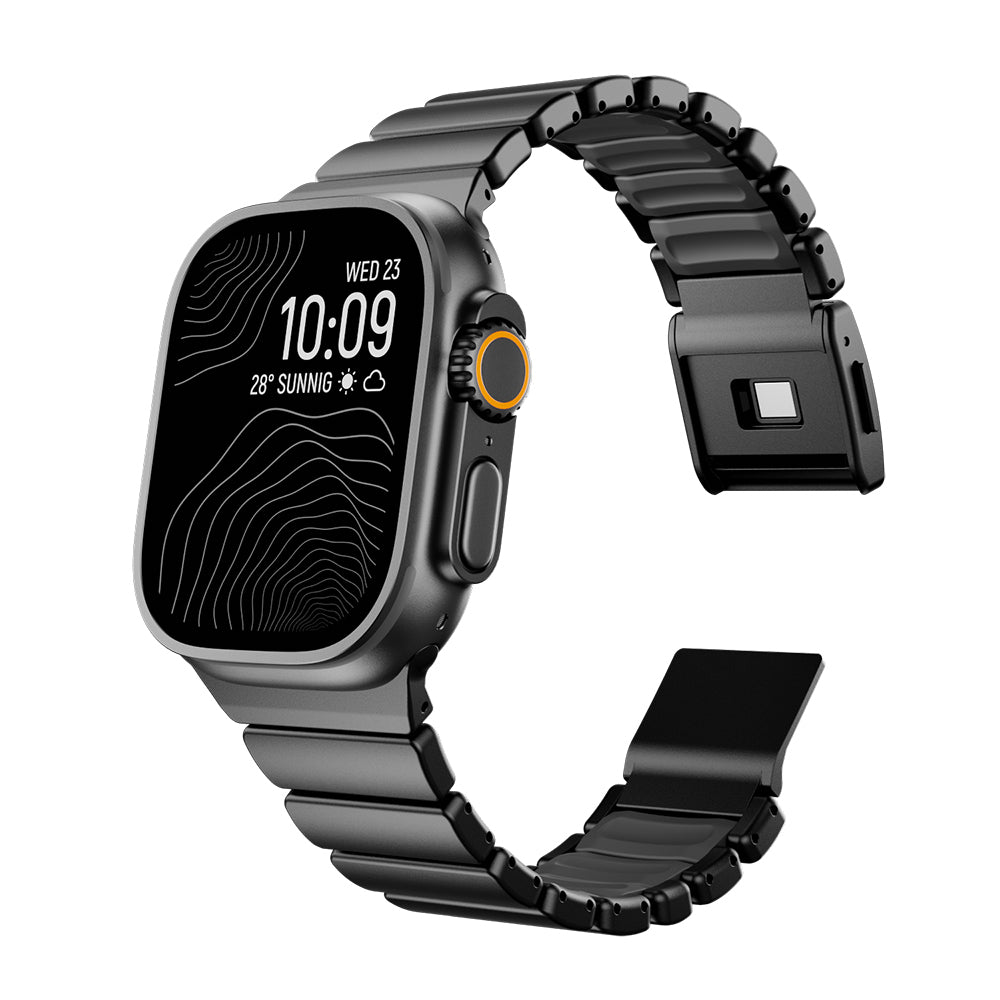 Watch 44mm Zore KRD-152 Titanyum Silikon Kordon