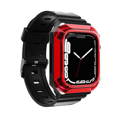 Watch 44mm Zore KRD-88 Sert PC Kasa Koruyuculu Silikon Kordon