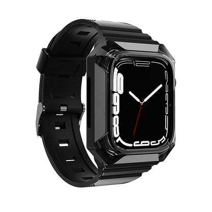 Watch 44mm Zore KRD-88 Sert PC Kasa Koruyuculu Silikon Kordon