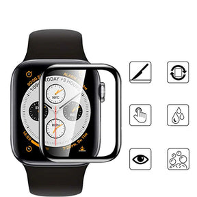 Apple Watch 44mm Zore PMMA Silikon Body Saat Ekran Koruyucu