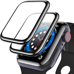 Apple Watch 44mm Zore PMMA Silikon Body Saat Ekran Koruyucu