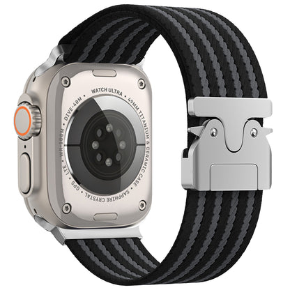 Watch 49mm Zore KRD-133 Naylon Kumaş Hasır Örgülü Kordon