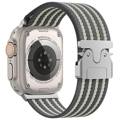 Watch 49mm Zore KRD-133 Naylon Kumaş Hasır Örgülü Kordon