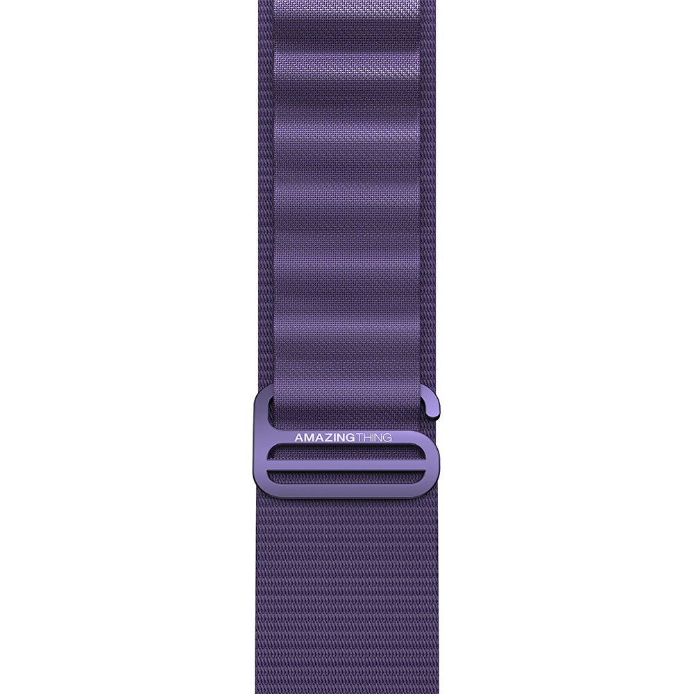 Apple Watch 7 41mm Amazingthing Titan Spor Hasır Kordon Mor
