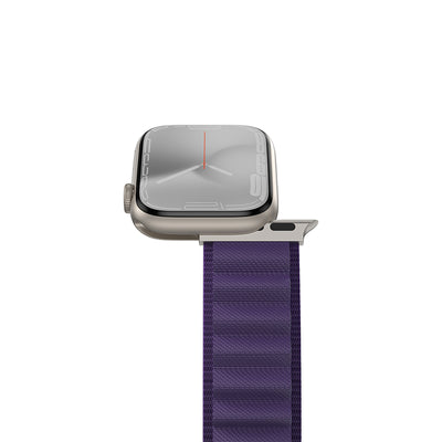 Apple Watch 7 41mm Amazingthing Titan Spor Hasır Kordon Mor