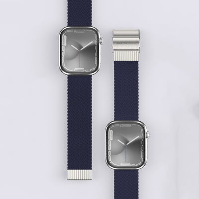 Apple Watch 7 41mm Amazingthing Titan Weave 2 Sport Örgü Kordon Mor