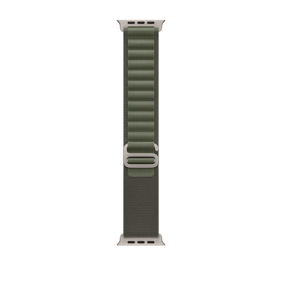 Apple Watch 7 41mm Kordon Wiwu WU-01 Hasır Örgü Strap Kayış Koyu Yeşil