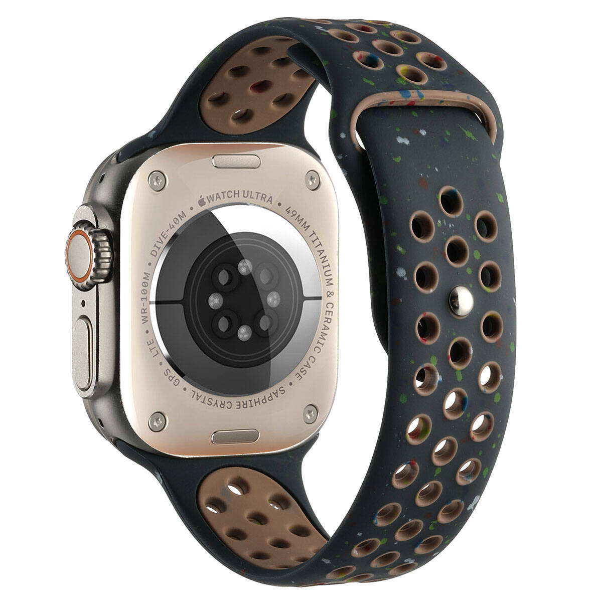 Watch 7 41mm Kordon Yeni Seri 2023 KRD-02 Silikon Strap Kayış