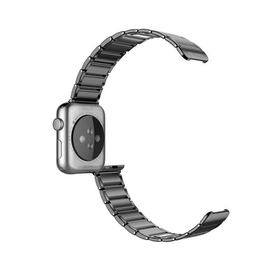 Apple Watch 7 41mm Raptic Classic Serisi Magnetik Metal Kordon Siyah