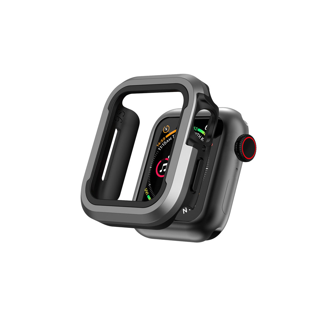 Apple Watch 7 41mm Wiwu JD-101 Defender Akıllı Saat Kasa Koruyucu Gri