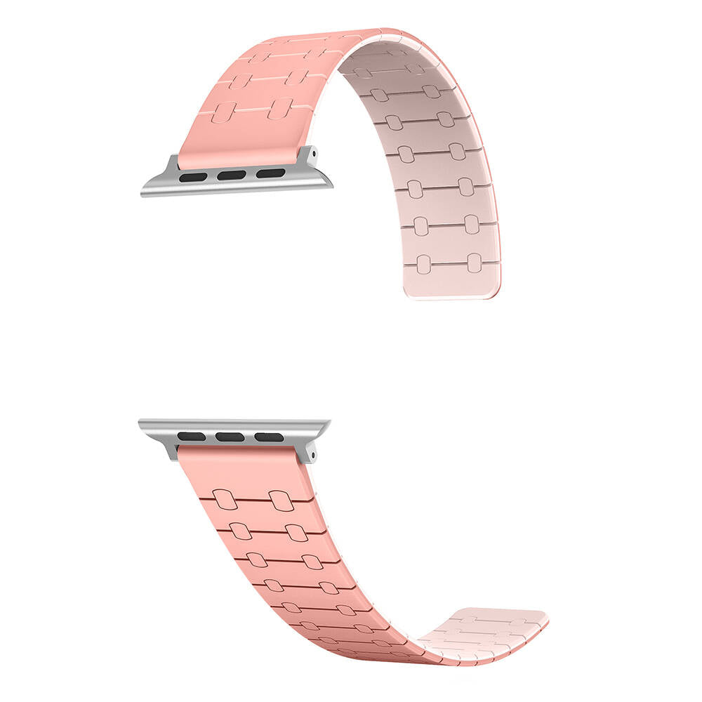 Watch 7 41mm Zore KRD-111 Çizgili Desenli Silikon Kordon
