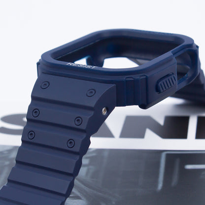 Watch 7 41mm Zore KRD-142 Airbag Tasarımlı Kasa Koruyuculu Silikon Kordon