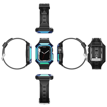 Watch 7 41mm Zore KRD-88 Sert PC Kasa Koruyuculu Silikon Kordon