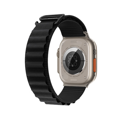 Apple Watch 7 45mm Amazingthing Titan Spor Hasır Kordon Gri