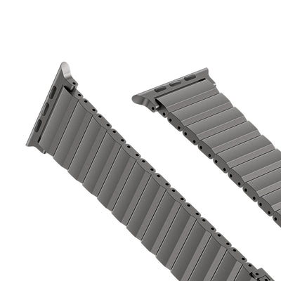 Apple Watch 7 45mm Benks Aero Titan Serisi Titanyum Metal Kordon Titanyum