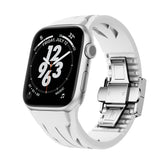 Apple Watch 7 45mm KRD-127 Metal Tokalı Silikon Kordon