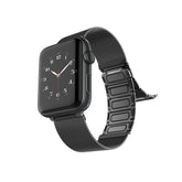 Apple Watch 7 45mm Raptic Classic Plus Serisi Magnetik Metal Hasır Kordon