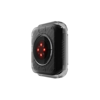 Apple Watch 7 45mm SkinArma Kurono Buzlu Tasarım Sert PC Kasa Koruyucu Gri
