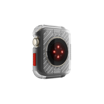 Apple Watch 7 45mm SkinArma Kurono Buzlu Tasarım Sert PC Kasa Koruyucu Siyah