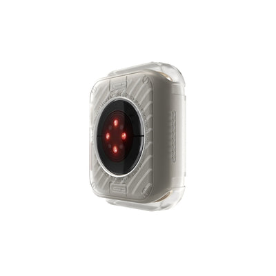 Apple Watch 7 45mm SkinArma Kurono Buzlu Tasarım Sert PC Kasa Koruyucu Gri