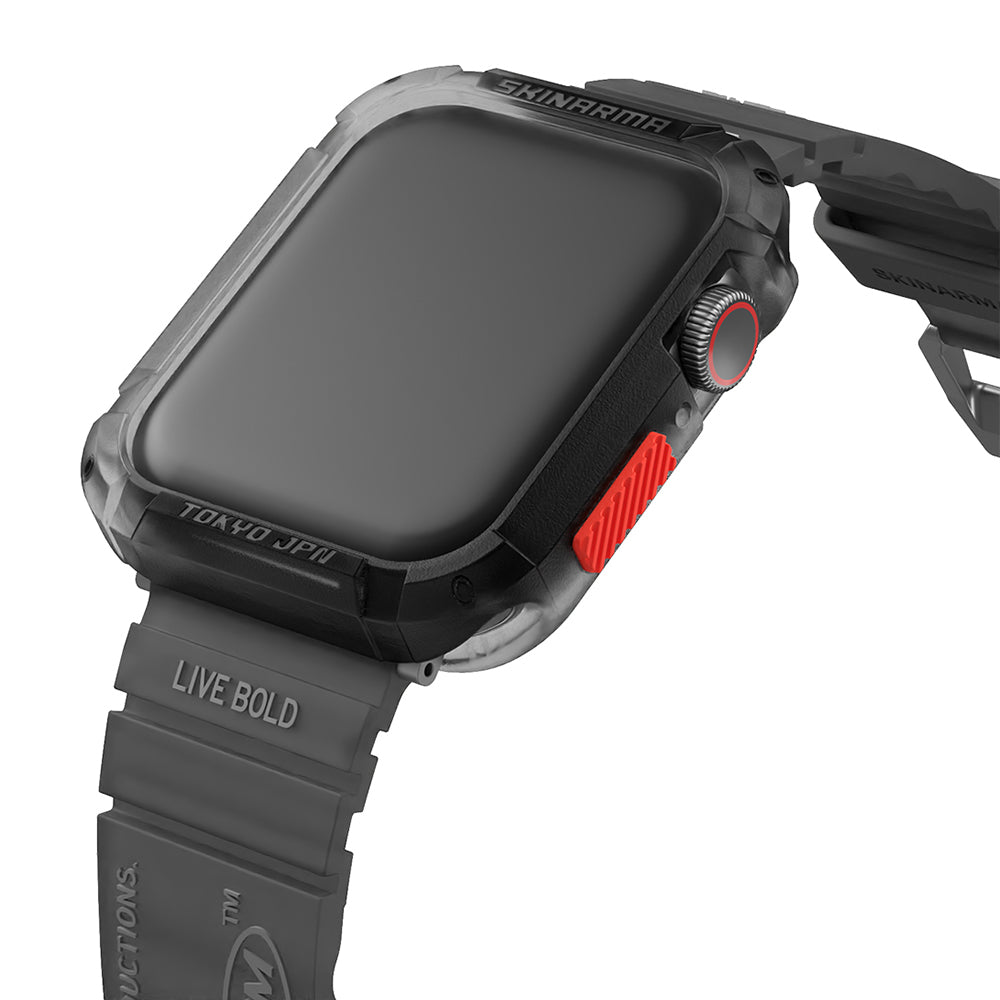 Watch 7 45mm SkinArma Kurono Sert PC Kasa Koruyucu + Shokku Silikon Kordon