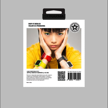 Watch 7 45mm SkinArma Saido Sert PC Kasa Koruyuculu Silikon Kordon