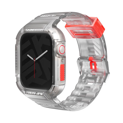 Watch 7 45mm SkinArma Saido Sert PC Kasa Koruyuculu Silikon Kordon