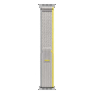 Apple Watch 7 45mm Wiwu Trail Loop Naylon Örgü İşlemeli Hasır Kordon Strap Kayış Gri-Mavi