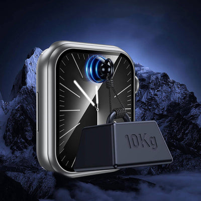 Apple Watch 7 45mm Wiwu Wi-JD106 Easy Install Akıllı Saat Temperli Cam Ekran Koruyucu Siyah